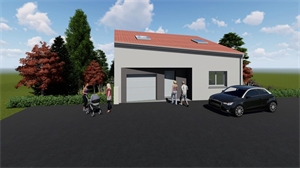 maison neuve à la vente -   57580  LEMUD, surface 130 m2 vente maison neuve - UBI414698916